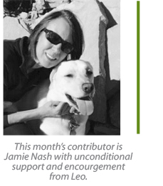 Jamie Nash, this month's contributor