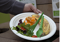 Composting food is vital to reaching our food-reduction goal. 